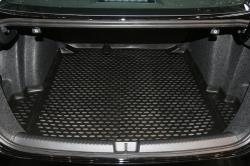 Коврик в багажник VW Jetta 2011 седан (полиуретан, чёрный)